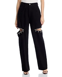 Steve Madden Ayla High Rise Embellished Jeans