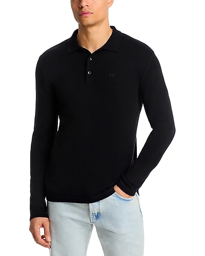 MONFRERE Pierce Slim Fit Long Sleeve Polo