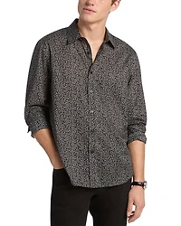 Michael Kors Paisley Relaxed Fit Button Down Shirt