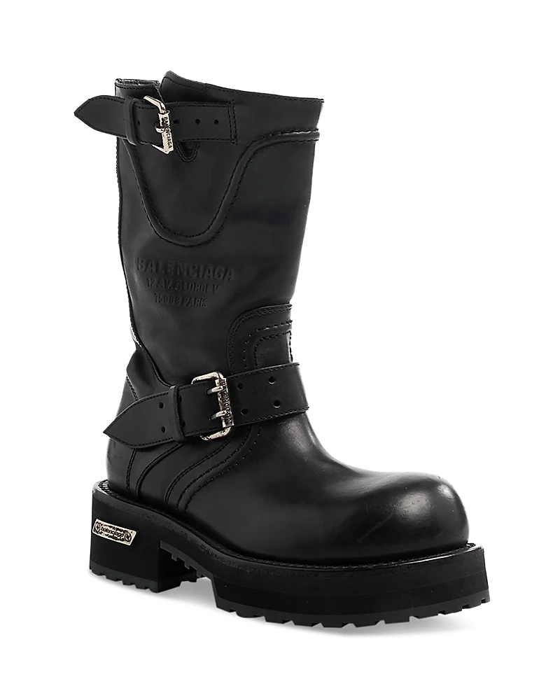 Balenciaga Men's Venom Buckle Boots