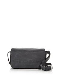 alexanderwang Punch Flap Leather Crossbody Bag