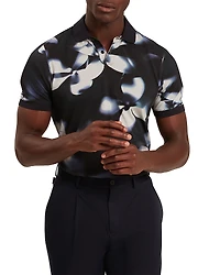 Ted Baker Longbri Short Sleeve Floral Polo Shirt