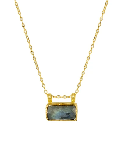Ottoman Hands Alessa Labradorite Pendant Necklace