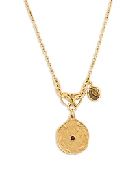 Chloe Medal Necklace, 28.5-31