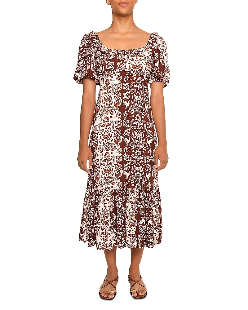 The Lulo Project Signal Puffed Sleeve Dress