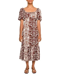 The Lulo Project Signal Puffed Sleeve Dress