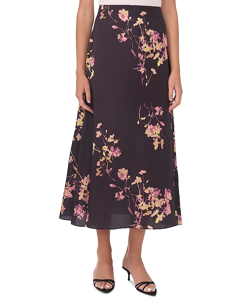 Vince Camuto A Line Slip Midi Skirt