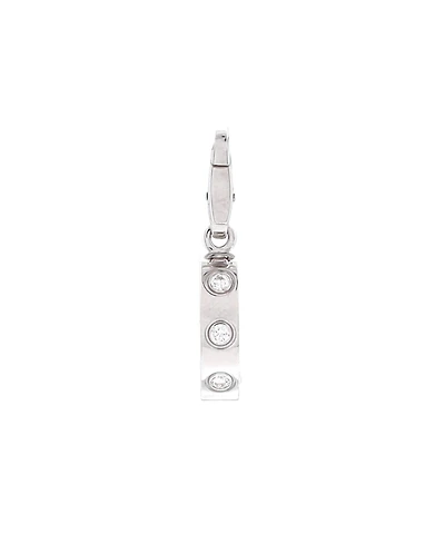 Pre-Owned Cartier Love Pendant Charm 18K White Gold with Diamonds