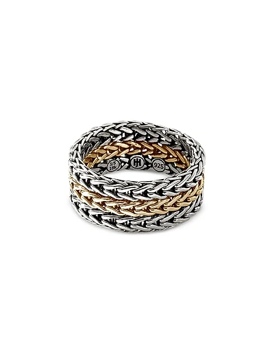 John Hardy Men's Sterling Silver & 18K Bonded Yellow Gold Icon Chain Link Band