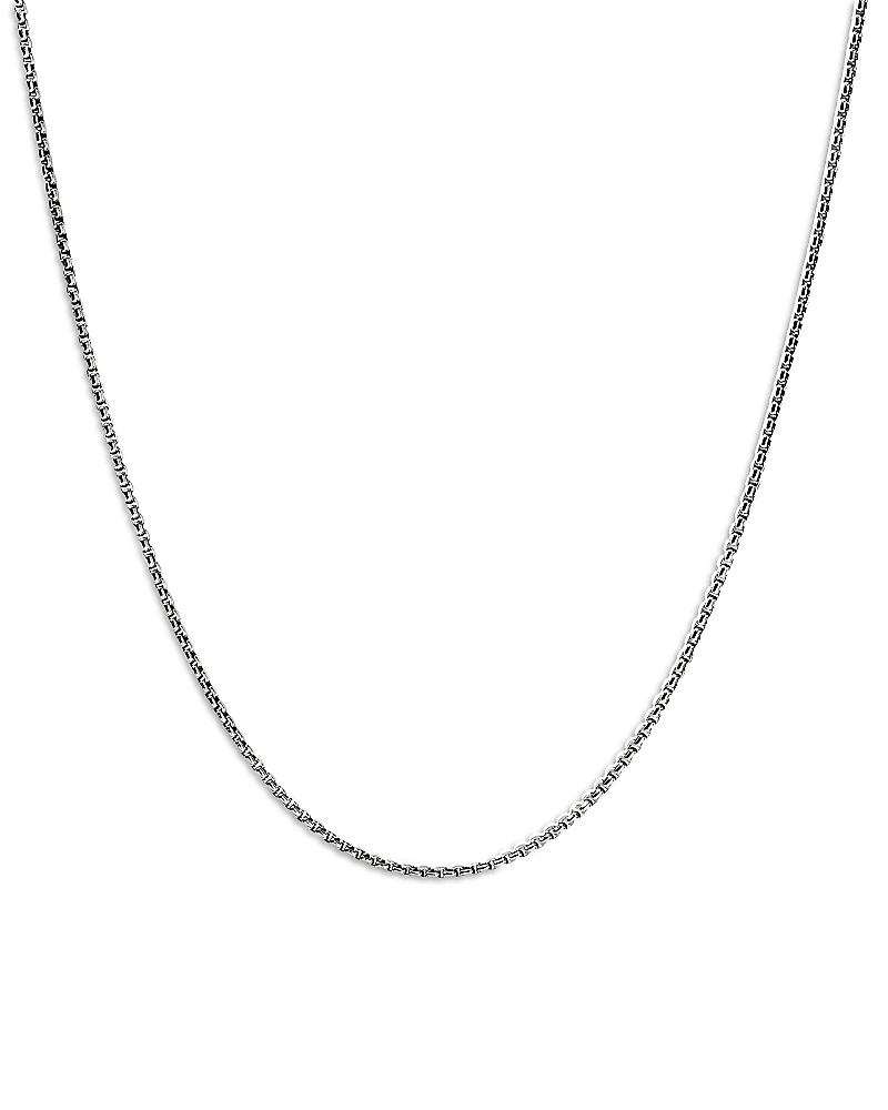 John Hardy Men's Sterling Silver Chain Box Link Necklace