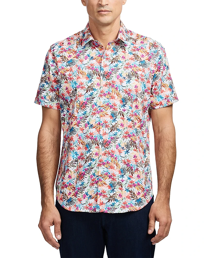 Robert Graham Floral Short Sleeve Woven Shirt