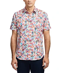Robert Graham Floral Short Sleeve Woven Shirt