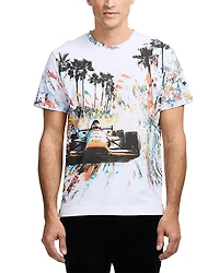 Robert Graham Men's Final Lap Short Sleeve Graphic T-Shirt