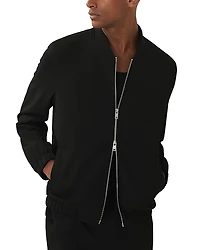 Reiss Sante Textured Bomber Jacket