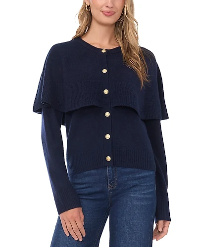 Vince Camuto Shawl Crewneck Cardigan