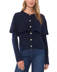 Vince Camuto Shawl Crewneck Cardigan