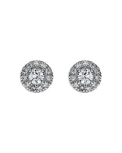 Swarovski Galaxy Certified Lab Grown Diamond Halo Stud Earrings