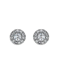 Swarovski Galaxy Certified Lab Grown Diamond Halo Stud Earrings
