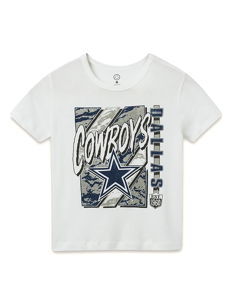 Junk Food Clothing Unisex Nfl Dallas Cowboys Icon Tee - Little Kid, Big Kid