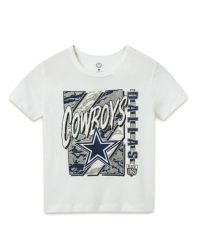 Junk Food Clothing Unisex Nfl Dallas Cowboys Icon Tee - Little Kid, Big Kid