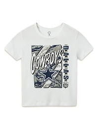 Junk Food Clothing Unisex Nfl Dallas Cowboys Icon Tee - Little Kid, Big Kid