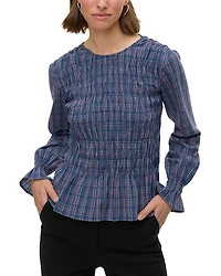 Vero Moda Vmolive Long Sleeve Smock Top