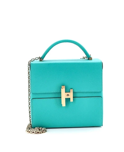 Pre-Owned HERMES Cinhetic Top Handle Bag Epsom
