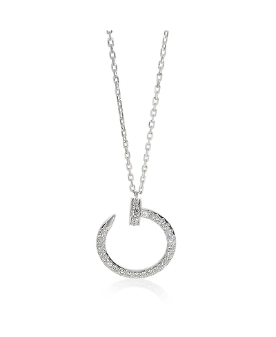 Pre-Owned Cartier Juste Un Clou 18k White Gold Pendant