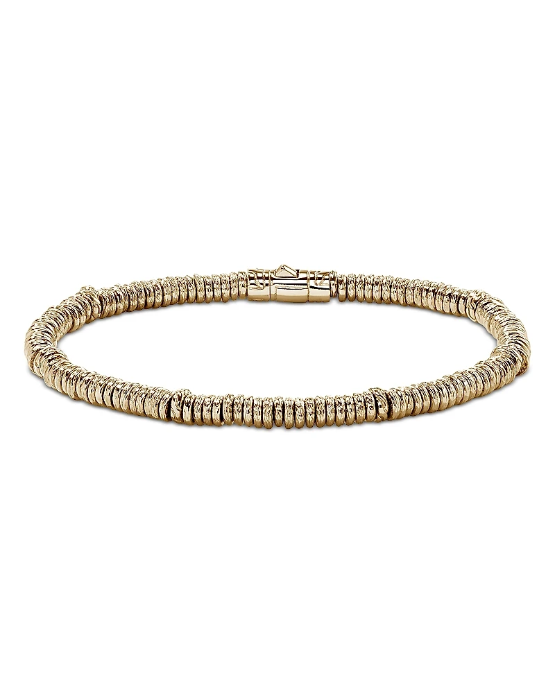 John Hardy Men's 14K Yellow Gold Heishi Beaded Bracelet