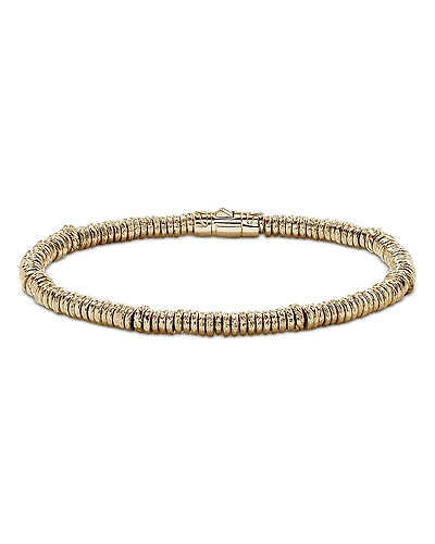John Hardy Men's 14K Yellow Gold Heishi Beaded Bracelet