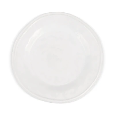 Vietri Aria White Dinner Plate