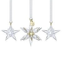 Swarovski 2025 Annual Edition 3D Crystal Ornament, Set of 3