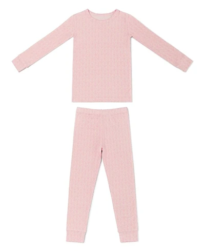 Motette Girls' Pink Symphony Pajama Set - Baby, Little Kid