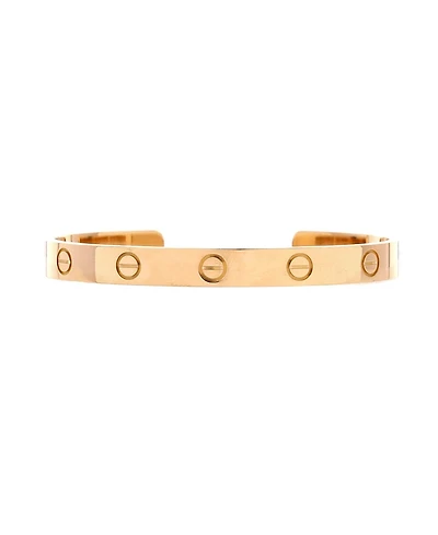 Pre-Owned Cartier Love Cuff Bracelet 18K Gold