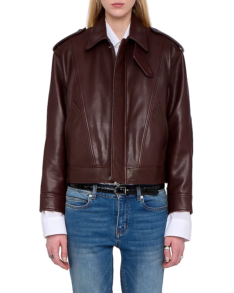 Zadig & Voltaire Kimo Leather Jacket