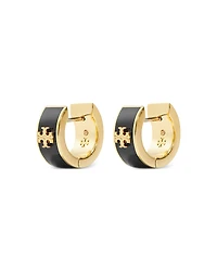 Tory Kira Double T Huggie Hoop Earrings