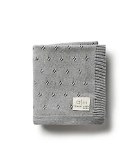Domani Home Flower Gray Baby Blanket