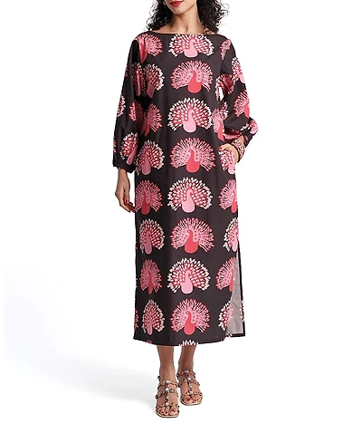 Frances Valentine Minnow Maxi Peacock Dress