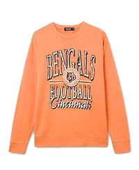 Junk Food Clothing Unisex Nfl Cincinnati Bengals Lateral Crew Fleece