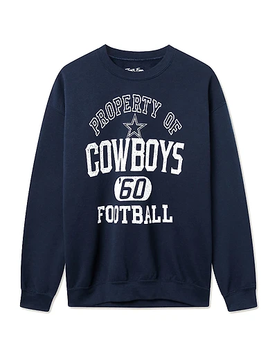 Junk Food Clothing Unisex Nfl Dallas Cowboys Property Flea Market Crew Fleece Sweatshirt