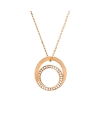 Pre-Owned Cartier Etincelle de Cartier Pendant Necklace 18K Rose Gold with Diamonds, 15.25 - 16.5