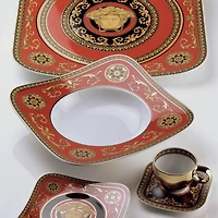 Medusa Red Platter, 15.75"