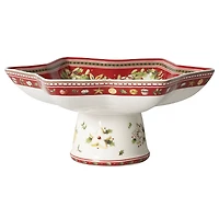 Villeroy & Boch Winter Bakery Delight Star-Shaped Footed Fruit Bowl