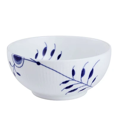 Blue Fluted Mega Large Serving Bowl