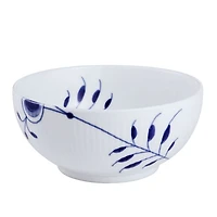 Blue Fluted Mega Large Serving Bowl