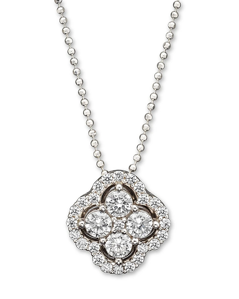 Diamond Clover Pendant Necklace