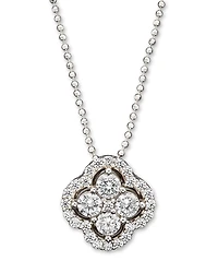 Diamond Clover Pendant Necklace