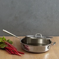 Stainless Steel 4-Quart Sauté Pan with Lid