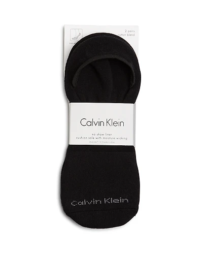 Calvin Klein Low Cut Cushion Sole Socks, Pack of 2