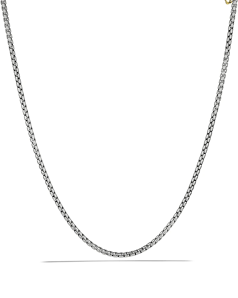 David Yurman Medium Box Chain with Gold